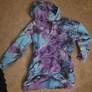 Tie dye hot topic hoodie